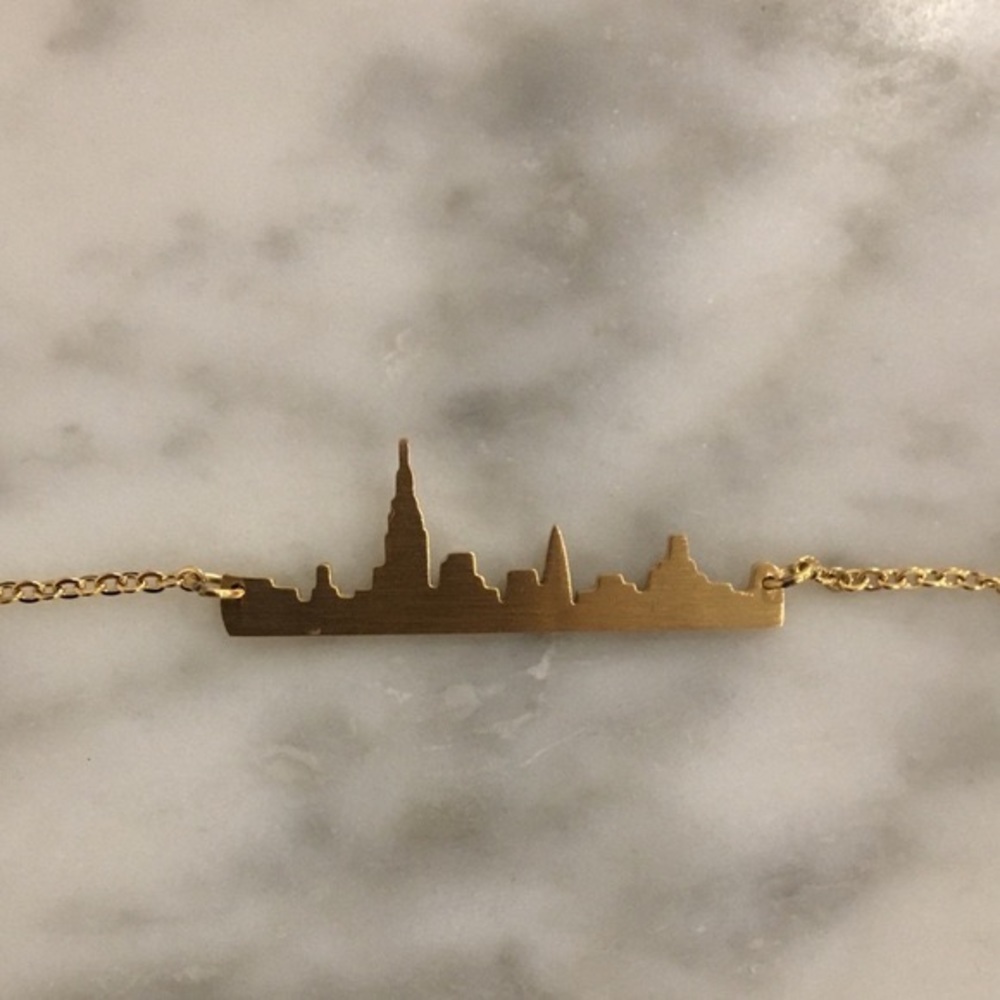 For the love of NYC Skyline necklace